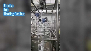 실험실 화학 및 제약용 유리 반응기